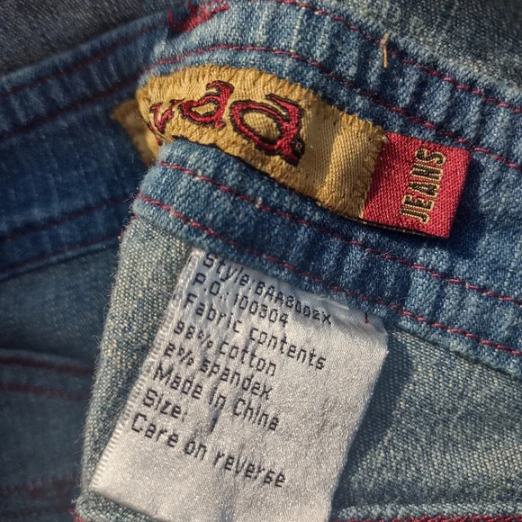 Denim Mudd Juniors Overall Skirt Size 1 - Picture 13 of 14